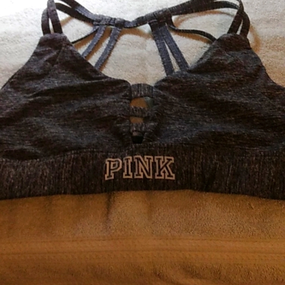 Pink Victorias  Secret  sports bra sz L